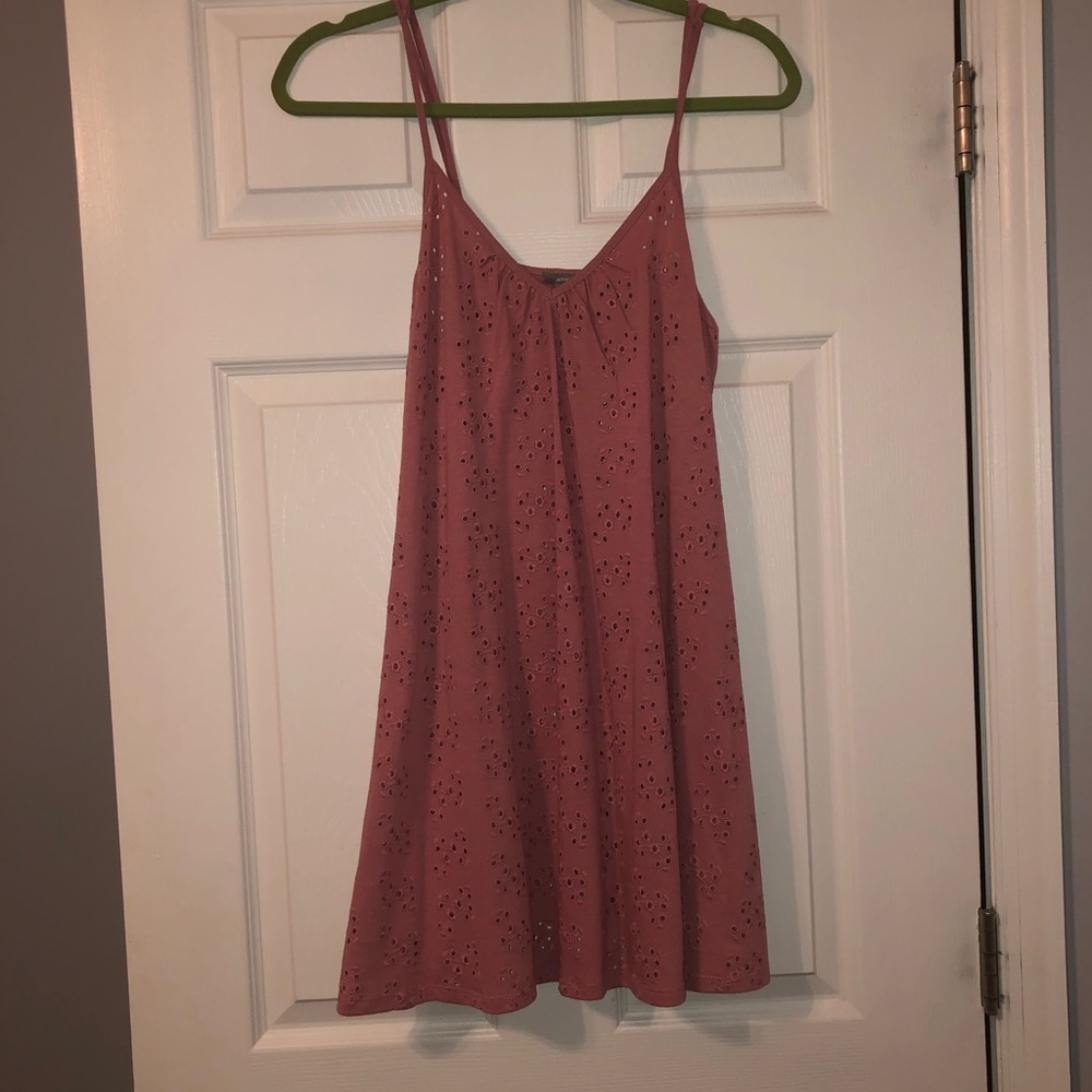Blush pink floral dress! Adjustable straps